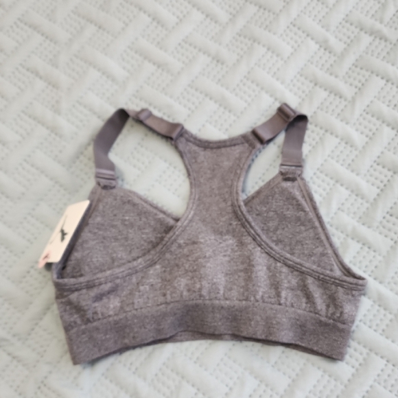 Puma Women's Charcoal Sports Bra - Picture 5 of 7